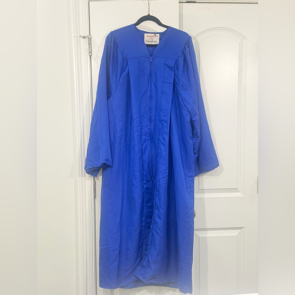 Royal Blue Graduation Cap & Gown UNISEX